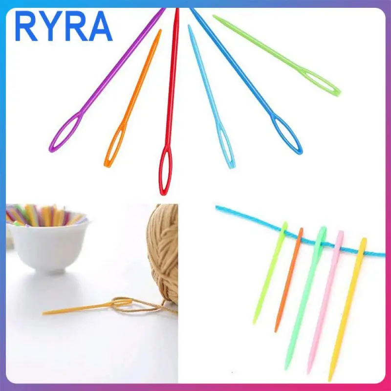 

Детали для вязания крючком, круглые заостренные иглы для вязания, инструменты для шитья, пластиковые спицы для свитеров, бытовая техника