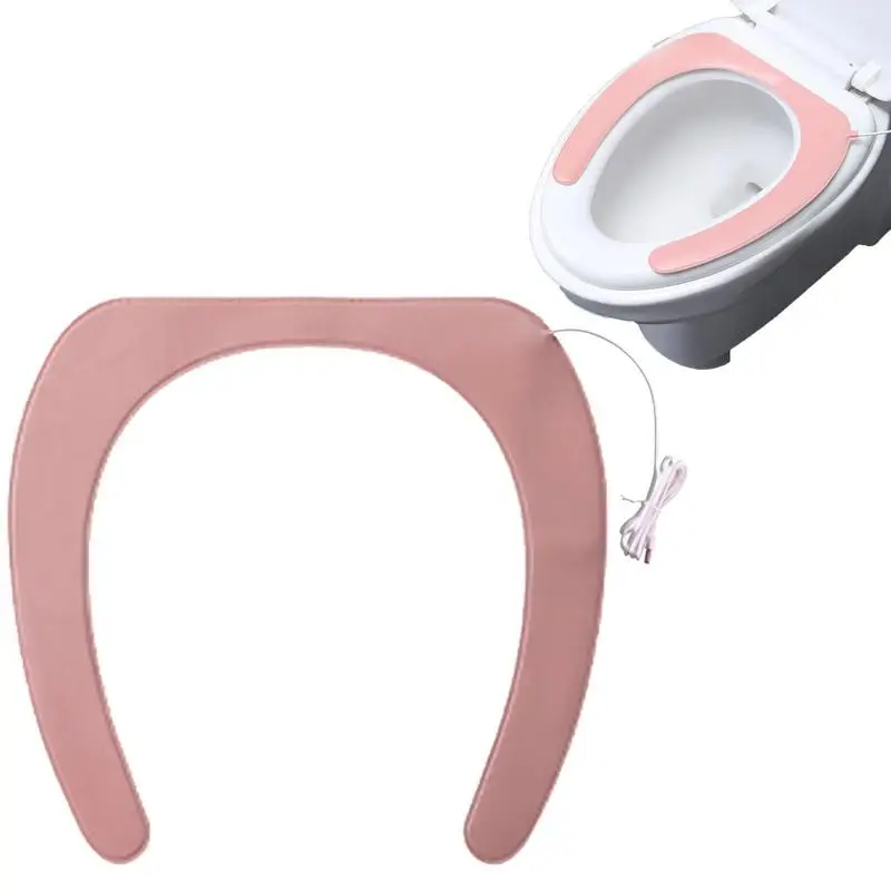 

Теплое сиденье для туалета мягкая подкладка для чехла, водонепроницаемая моющаяся подкладка для сиденья в ванной комнате с самоклеящейся п...