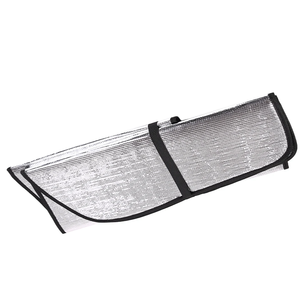 Серебристый передний солнцезащитный козырек для лобового стекла защита от