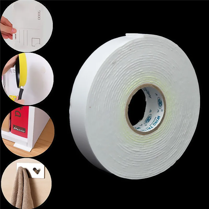 

Белая сверхпрочная лента, 5 м, двусторонняя клейкая лента