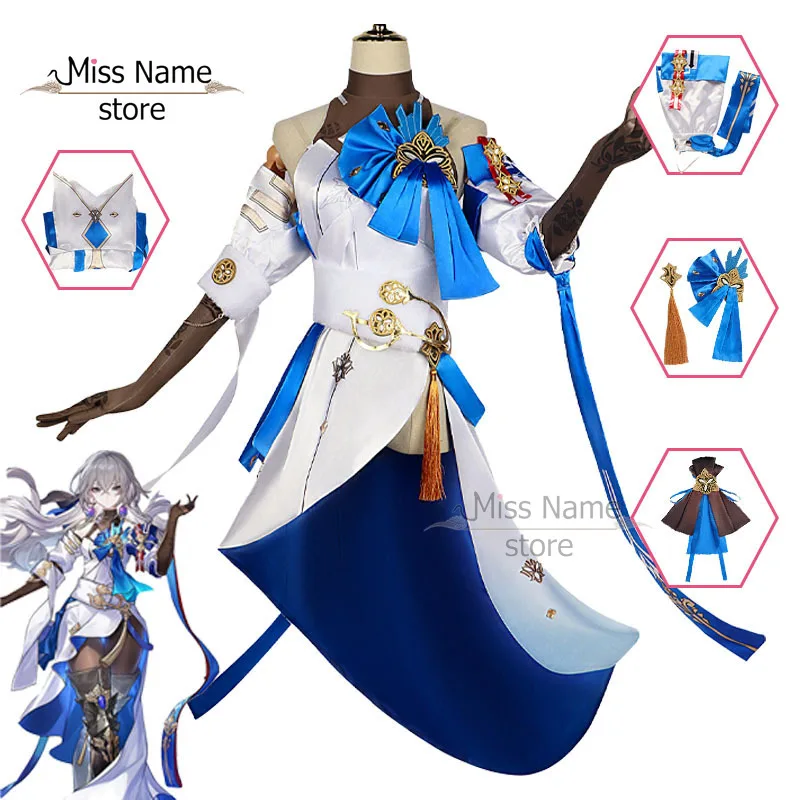 Bronya Cosplay Costume Wig Honkai Start Rail Bronya Rand Cos