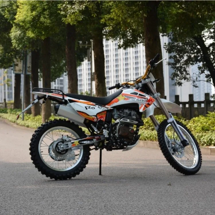 Фото Внедорожный мотоцикл 250cc с водяным охлаждением, лесная дорога, профессиональный раллийный горный внедорожник №3