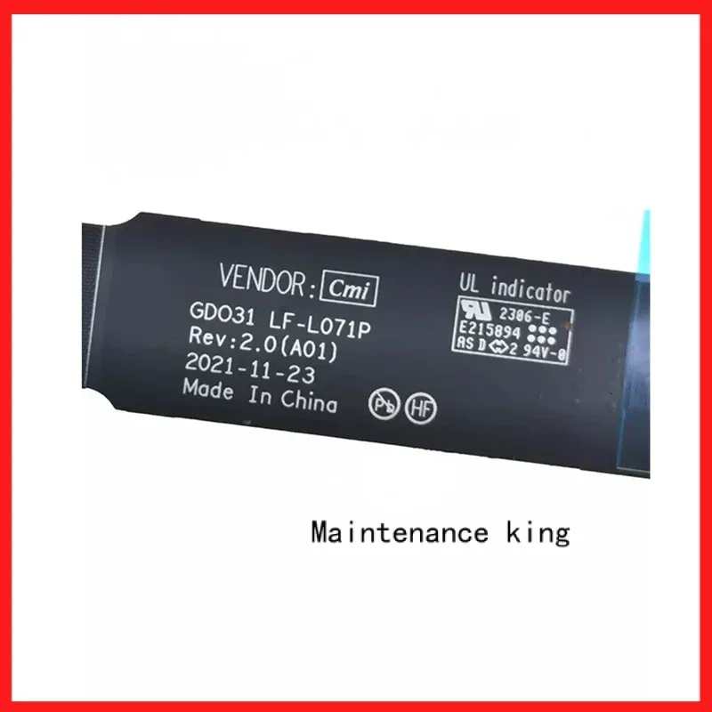 Новый оригинальный соединительный кабель для камеры ноутбука Dell XPS 13 Plus 9320 (2022) GDO31