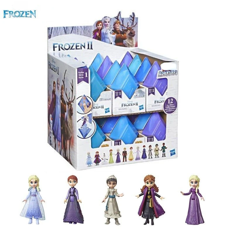 

Movie Frozen Cartoon Elsa Princess Anna Cute Girl Heart Figure Blind Box Collection Blind Bag Creative Toy Exquisite Small Gift