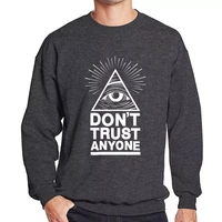 illuminati all seeing eye sweatshirt men pullovers 2019 new harajuku clothing man dont trust anyone autumn winter fleece hoodies