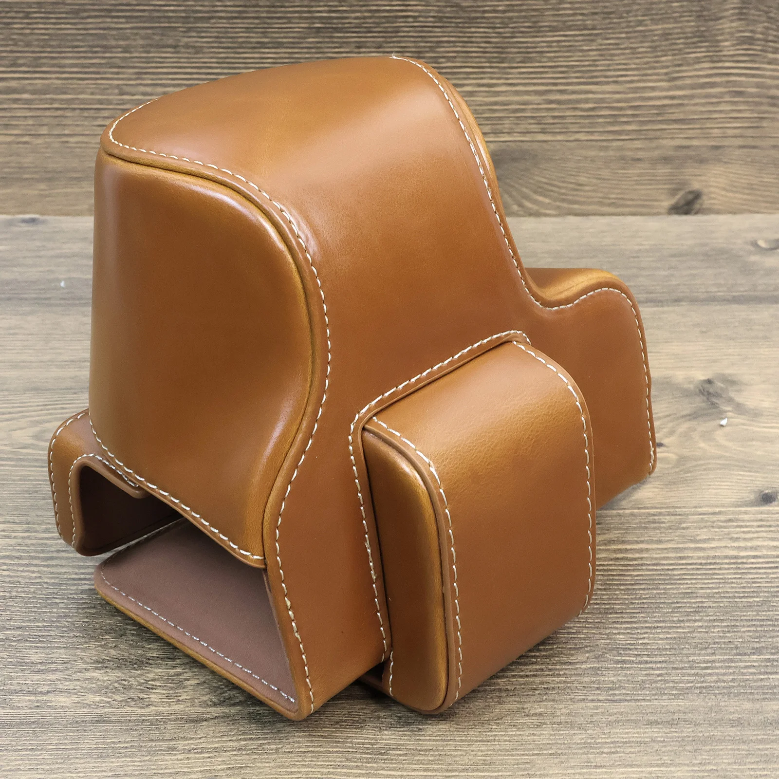 Кожаный ремешок для фотоаппарата HQ Canon Eos R50 с объективом 18-45 мм