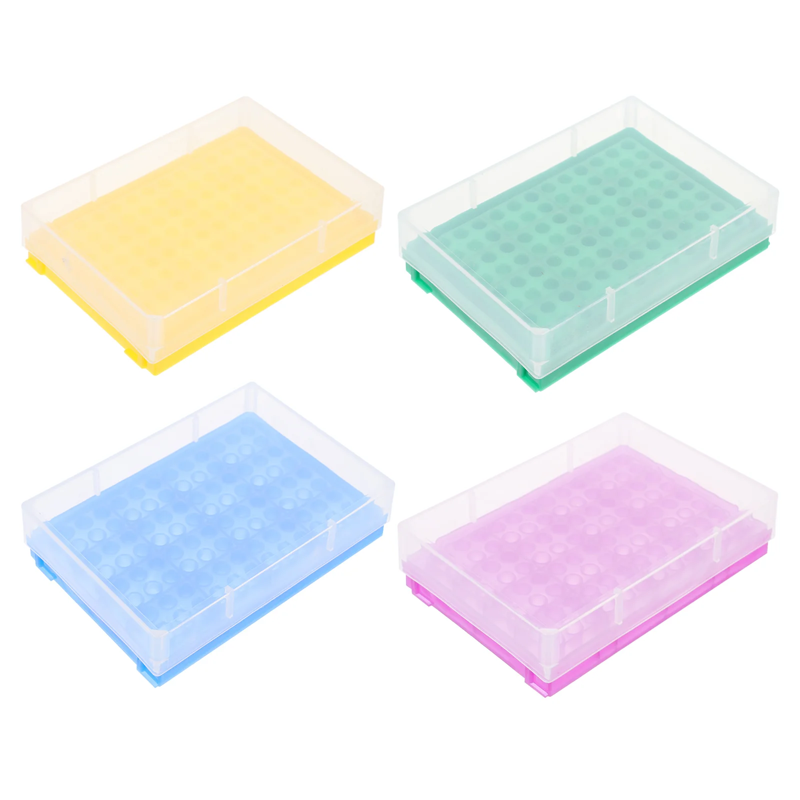 

4 Pcs Brackets Shelves Centrifuge Tube Box Storage Holder Shelf Microcentrifuge