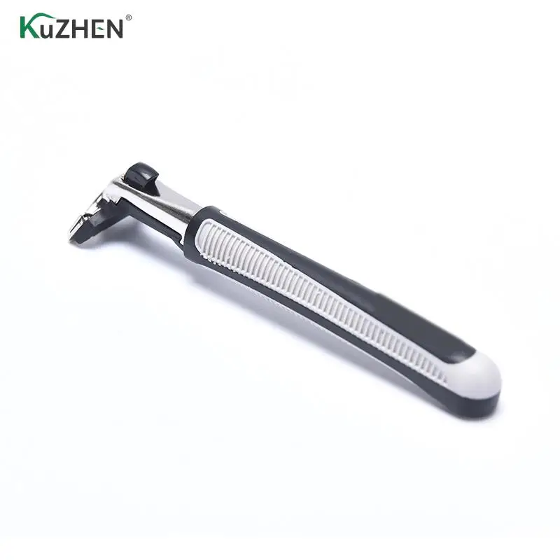 

Портативная бритва, бритвенная Ручка для бритья с двойной кромкой, бритва для бороды, мужская и женская ручка