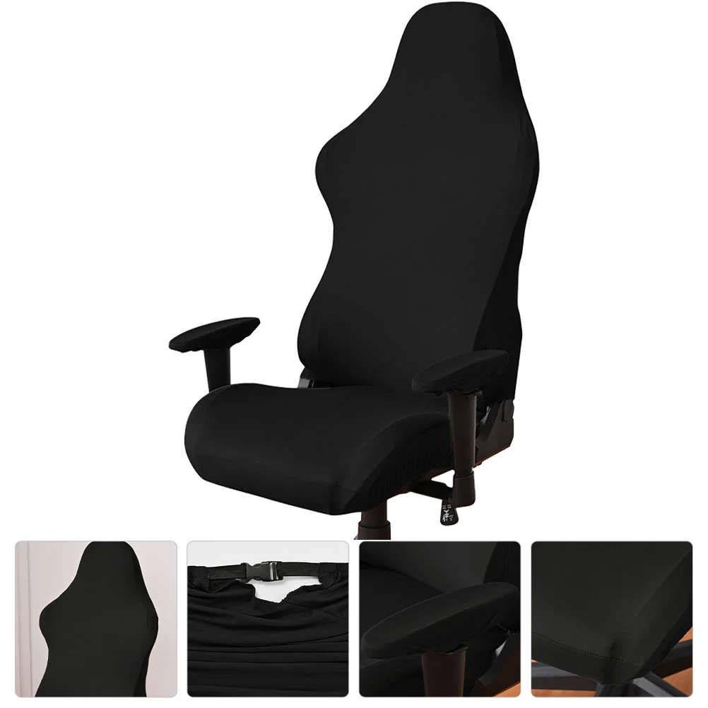 

Chair Cover Covers Computer Protector Slipcovers Seat Gaming Stretch Slipcover Armrest Room Stretchablefit Office Easy Dining