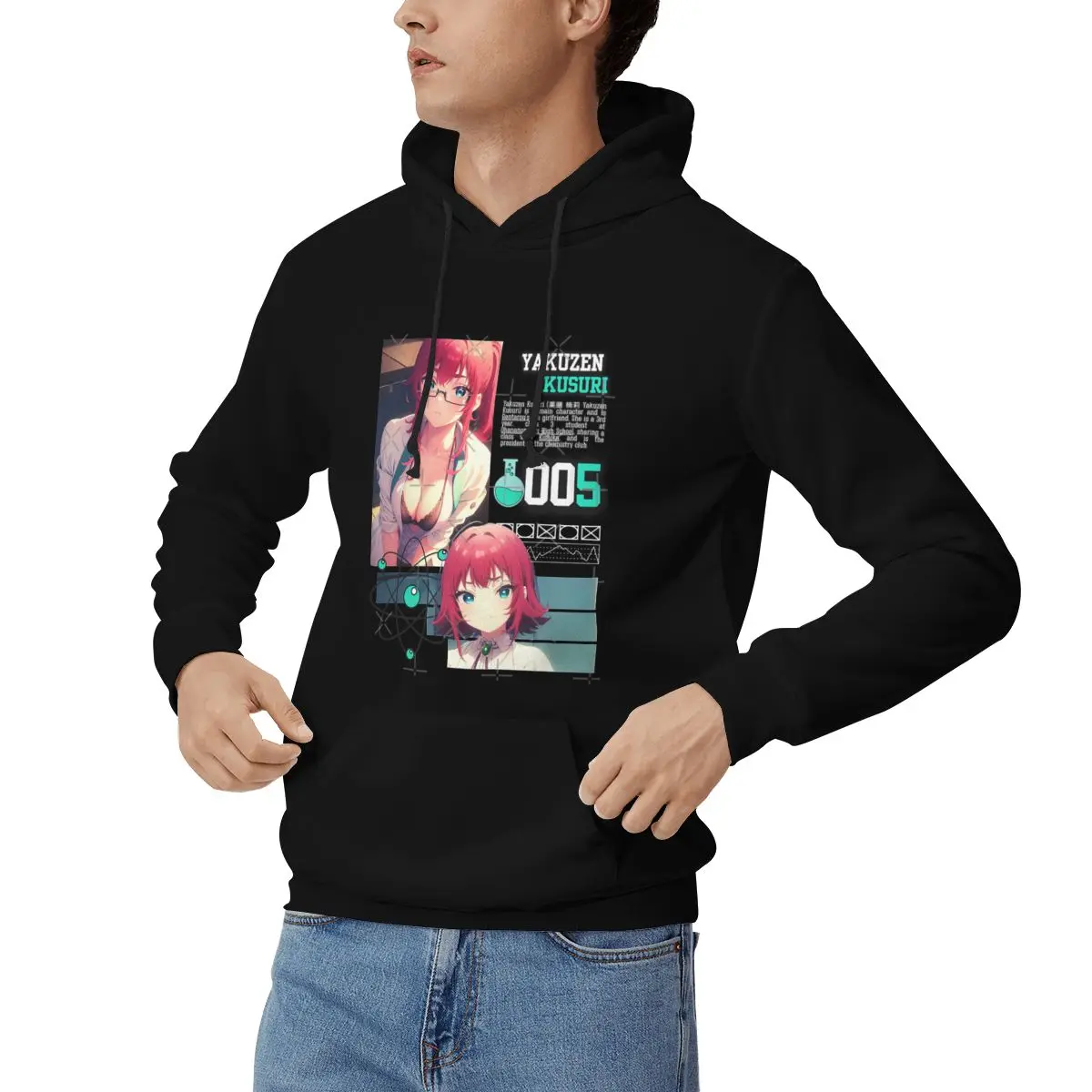 Аниме Arth аниме Yakuzen Kusuri толстовки с капюшоном для подруг толстовка большого