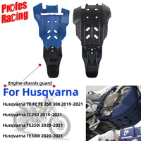 motorcycle engine frame protector cover guard skid plate for husqvarna te250 fc250 tc250 te 250i 300i 2019 2021 te fc fe 250 300