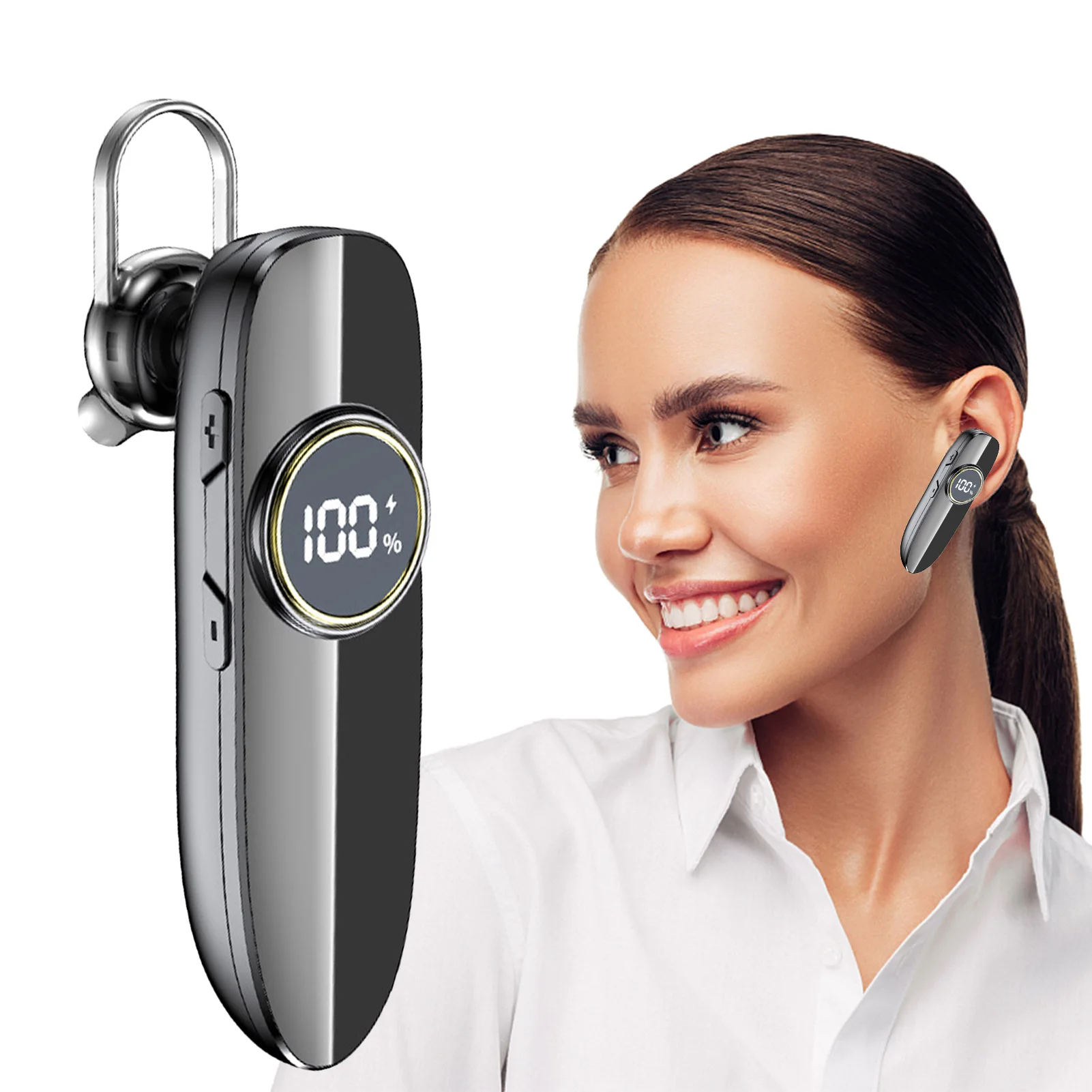 

Шумоподавляющие наушники с Bluetooth, беспроводные наушники-вкладыши, наушники для сотовых телефонов, ПК, ноутбуков, шумоподавляющие водонепро...