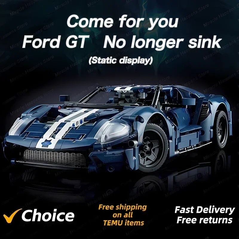 Классический гоночный автомобиль Moc Bricks 42154