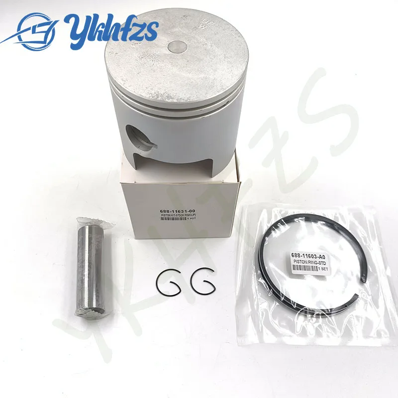 Комплект поршней для лодки Std 688-11631-00 подвесного двигателя Yamaha 75HP 85HP 90HP Parsun T85 82MM