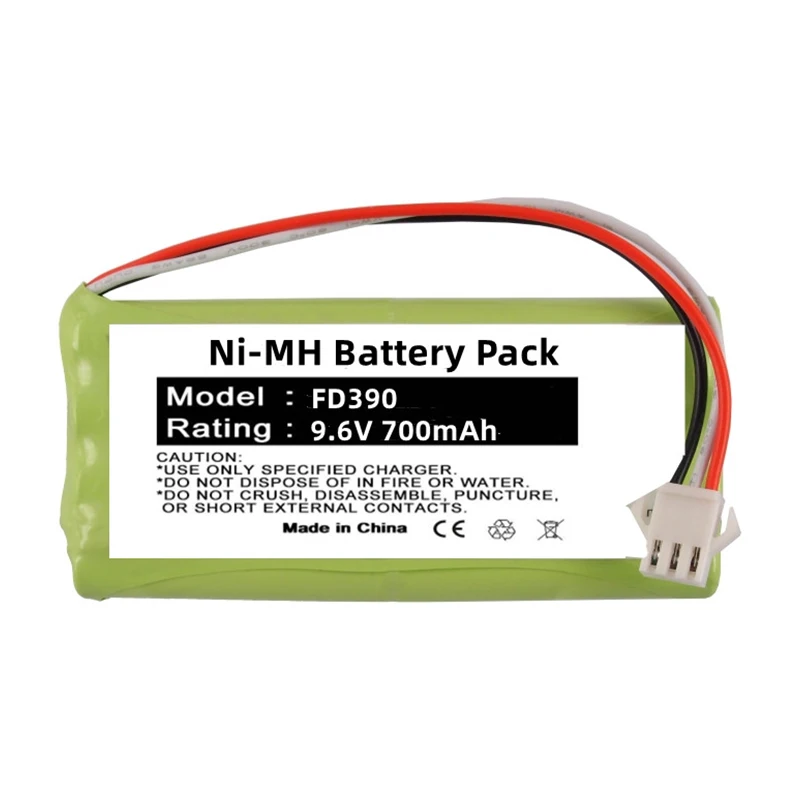 

Ni-MH replacement rechargeable battery for 6HR-4UC 9.6V 700mAh ni-mh battery pack for medical FD390 FD-390