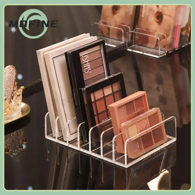 

Household Accessories Multi-core Display Box 7 Cubicles Large Capacity Eye Shadow Tray Storage Box Transparent Saving Space