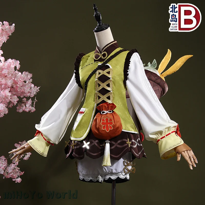 

2023 Genshin ударная игра Yaoyao Косплей Liyue гавани костюм Cos Yaoyao Милая Doujin маленькая девочка костюм новейший комикс с бриллиантами