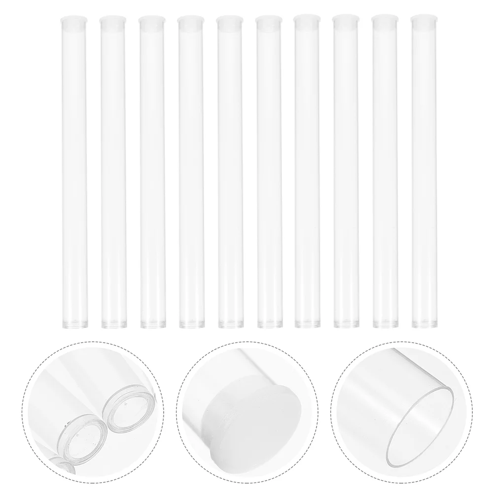 

Holder Tube Stick Box Storage Acrylic Container Tubes Canister Sticks Tea Clear Burner Test Jar Cone Portable Church Sets Line