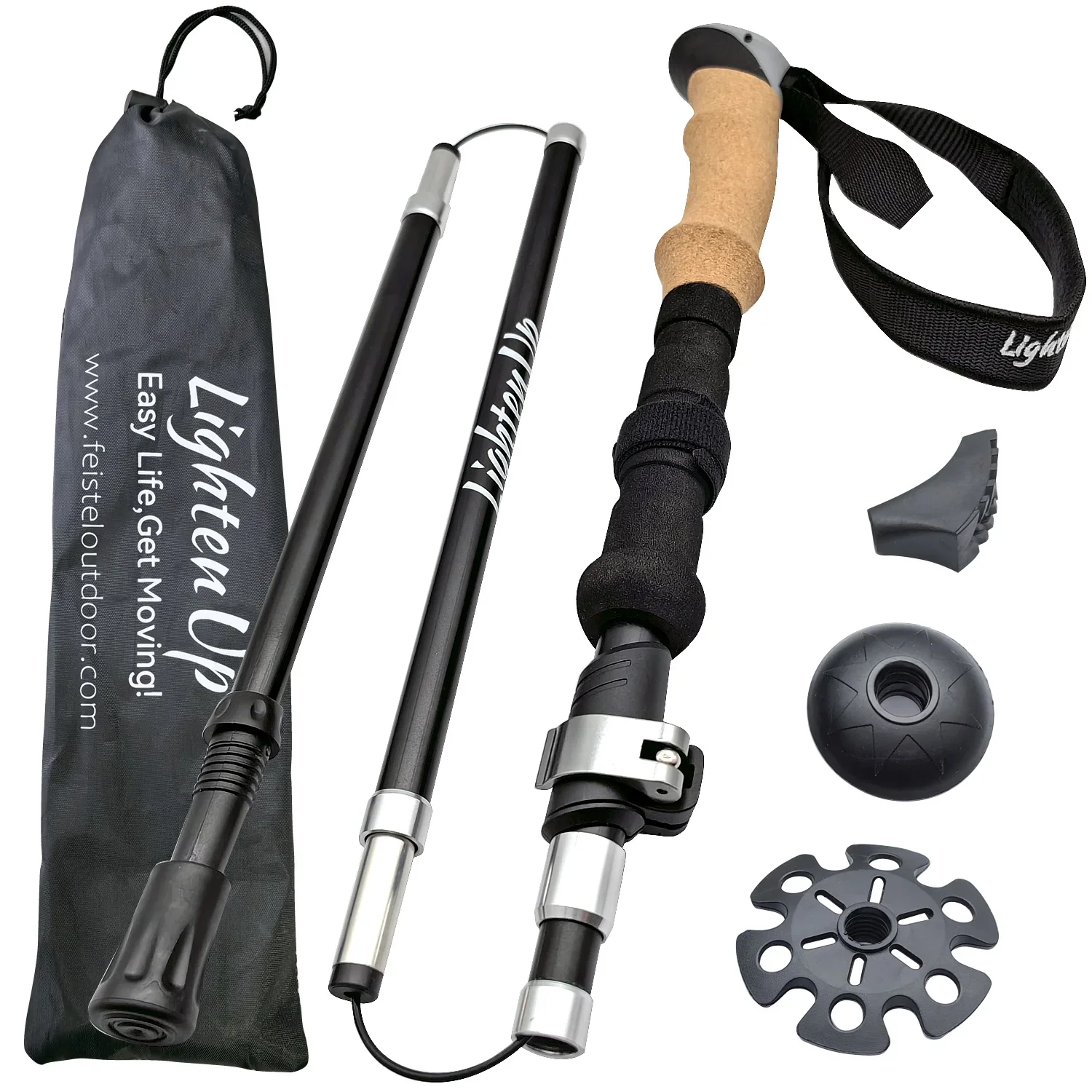 Легкие складные трости для ходьбы трость сиденья из ЭВА + пробковая ручка пешего