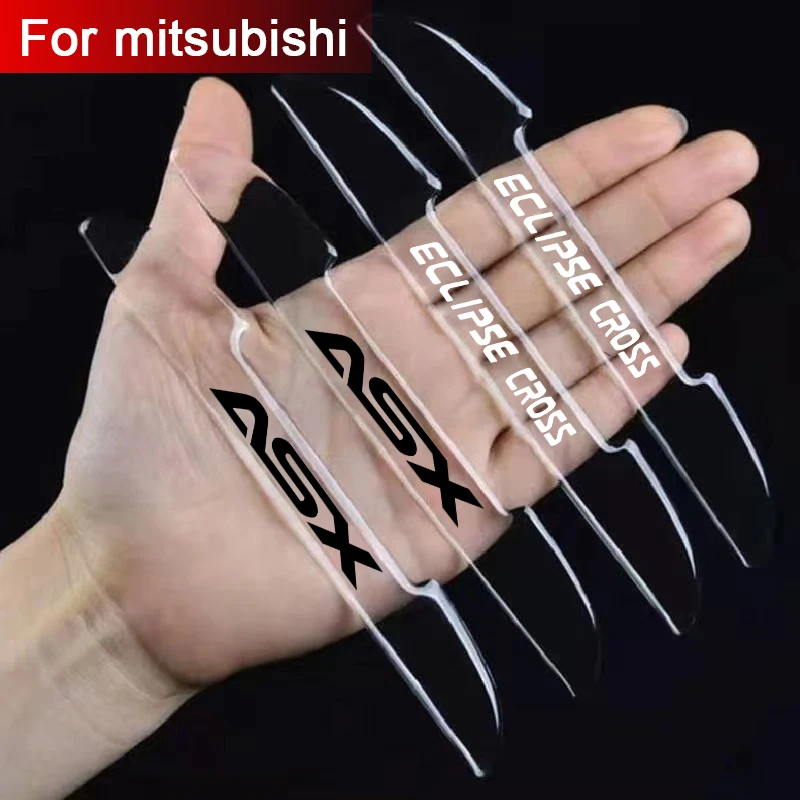 4pcs Car door impact strip for mitsubishi Mirage g4 eclipse asx outlander 1 2 3 xpander lancer c x 7 8 9 car Accessories | Автомобили и