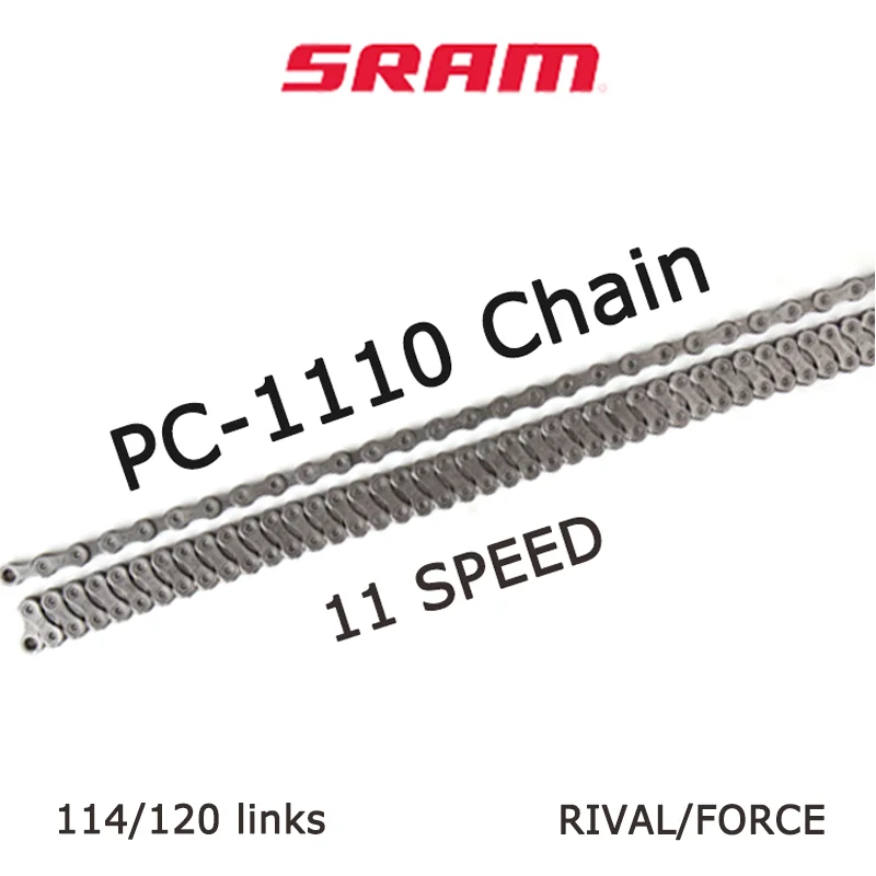 SRAM CN PC1110 PC 1110 1x11 2x11 11 скорость MTB цепь для дорожного велосипеда 120L звенья с блокировкой питания Quck звено для NX GX RIVAL велосипедная часть (art.: 3920badbc5738) - 3920badbc5738