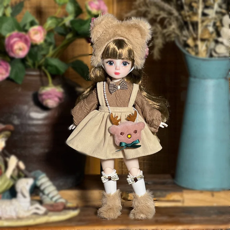 Фото 30 см кукла 1/6 Bjd кукла ручной работы куклы для макияжа с одеждой нарядная кукла BJD для девочек и дочек подарок на день рождения рождественские подарки №3