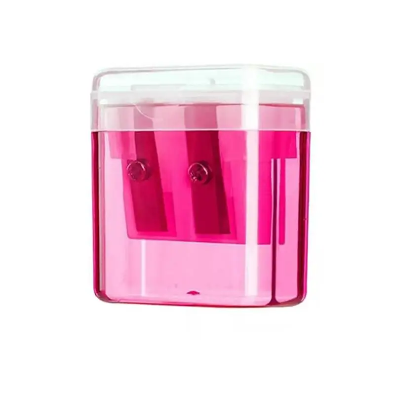 Точилки для олівців Маленькі ручні точилки із подвійним отвором і кришкою Масові