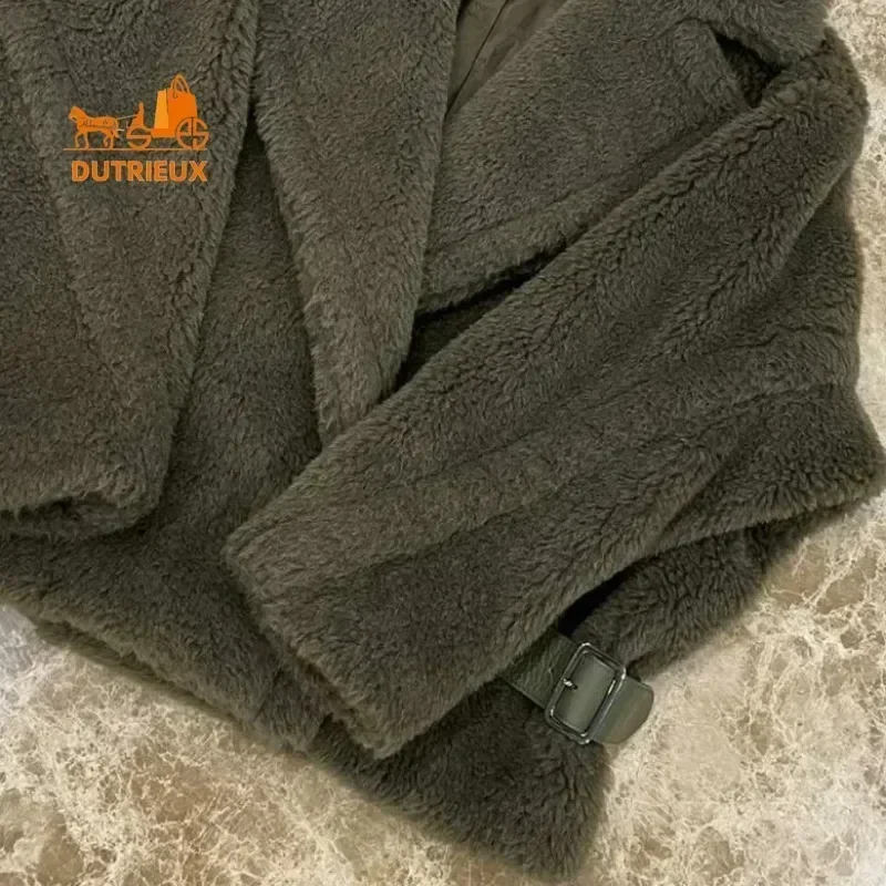 Женская короткая куртка из кашемирового меха