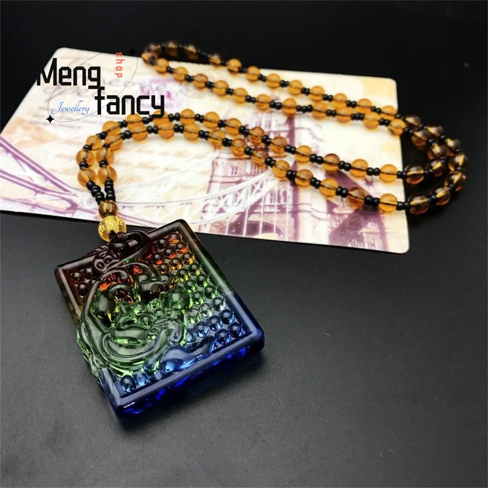 Подвеска Будда Гуаньинь из трех цветов