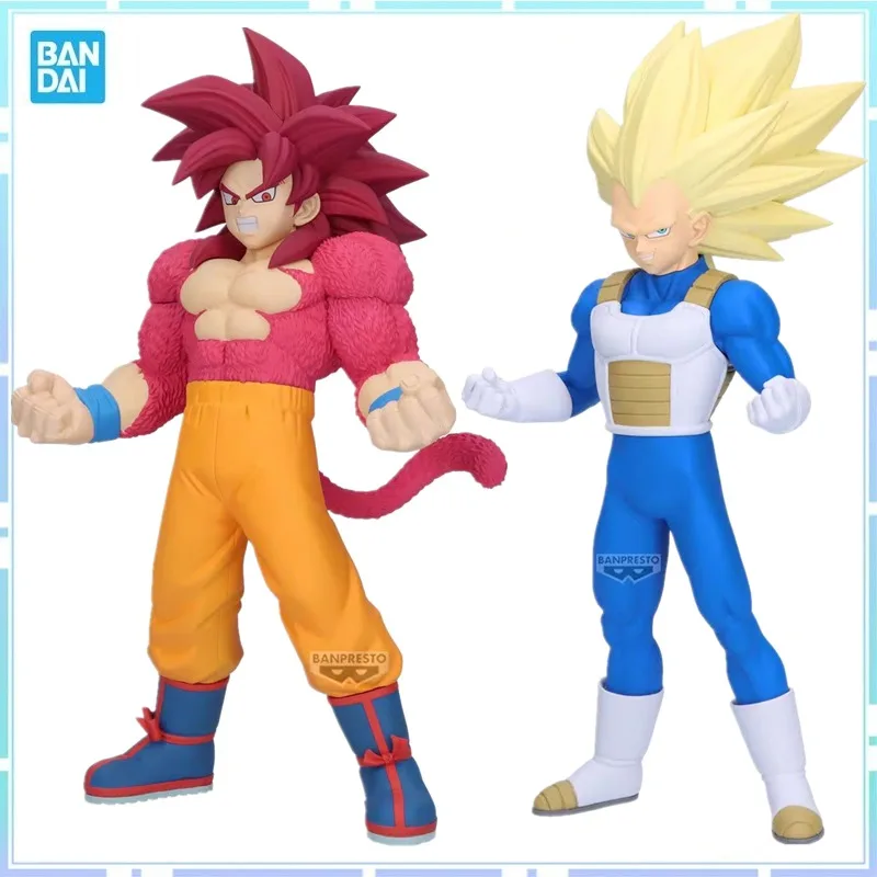 Фото Bandai оригинальный BANPRESTO аниме Dragon Ball Daima Son Goku SSJ4 Vegeta SSJ3 ПВХ фигурка Коллекционная модель игрушки подарки №1
