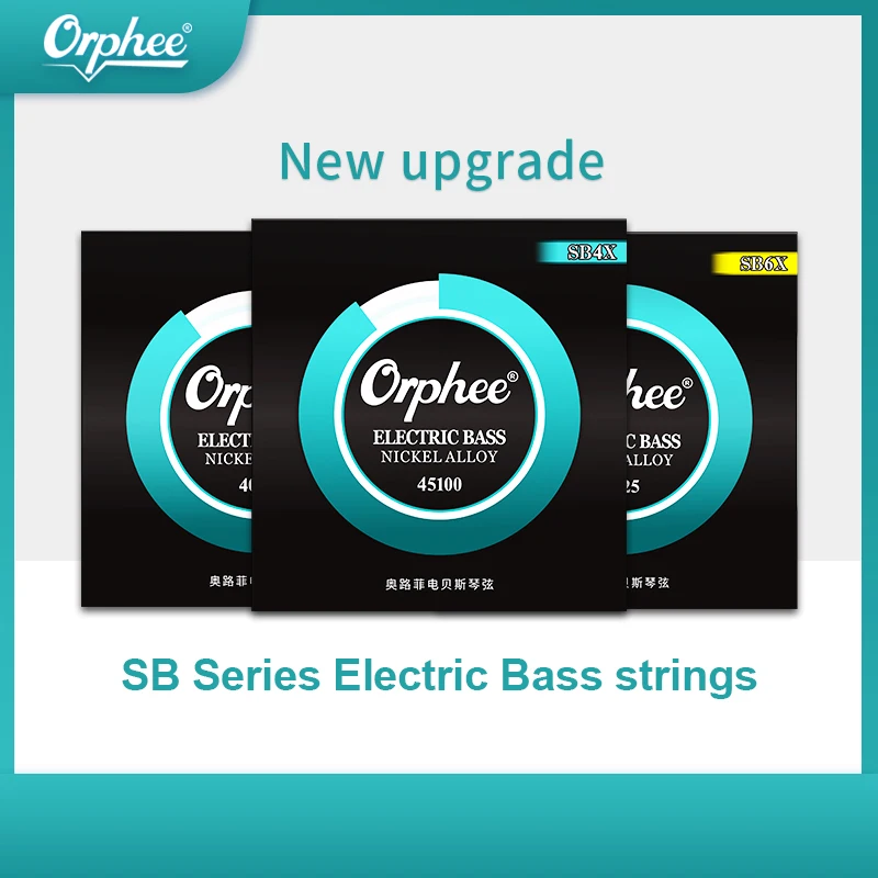 

Orphee SB Electric Bass Guitar Strings High Carbon Cteel Hexagonal Core Nano Antirust Coating Bass Guitarra Parts & Accessories