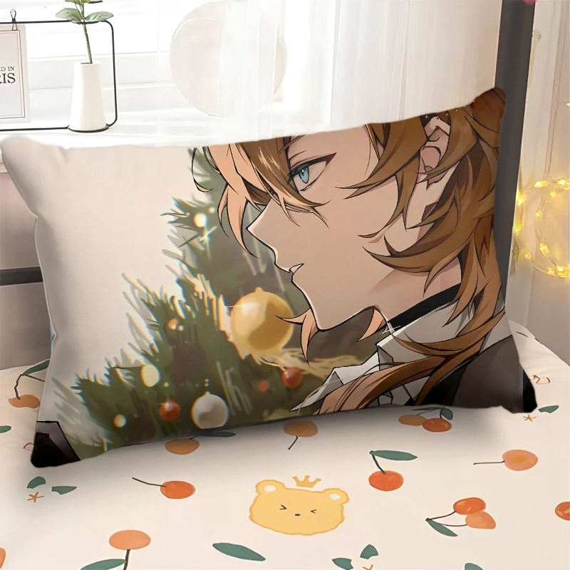 Фото Bungo Stray Dogs Osamu Dazai Atsushi Nakajima креативная подушка для тела с героями мультфильмов аниме для спальни, декор для общежития №5