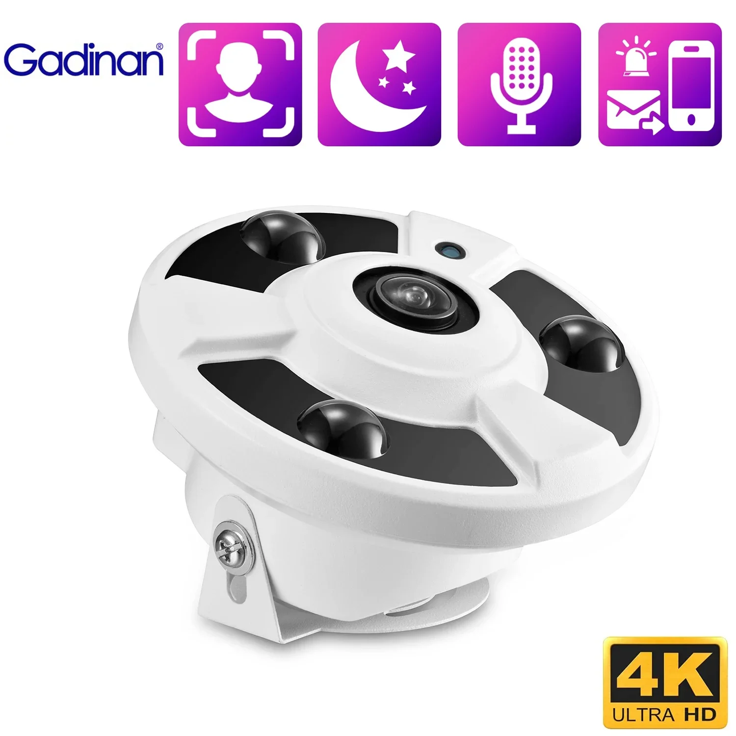 

Gadinan 8MP 4K IP-камера видеонаблюдения