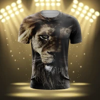 quick dry short sleeve tee couple tops essentials lion t shirt mens t shirts animal tshirts party oversized high quality 6xl