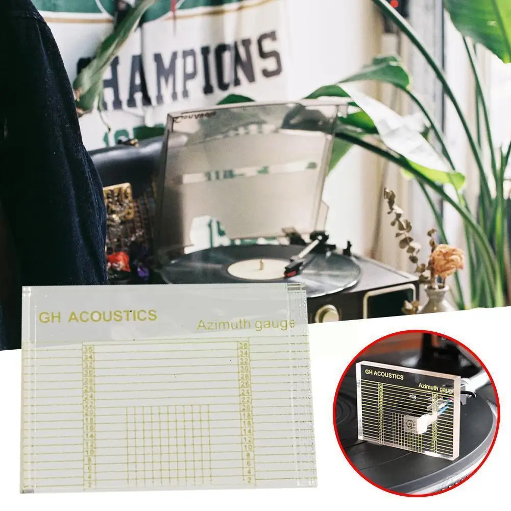 

High-definition Vinyl Record Player Measuring Cartridge Tonearm Adjustment Azimuth Balance And Ruler X9x2