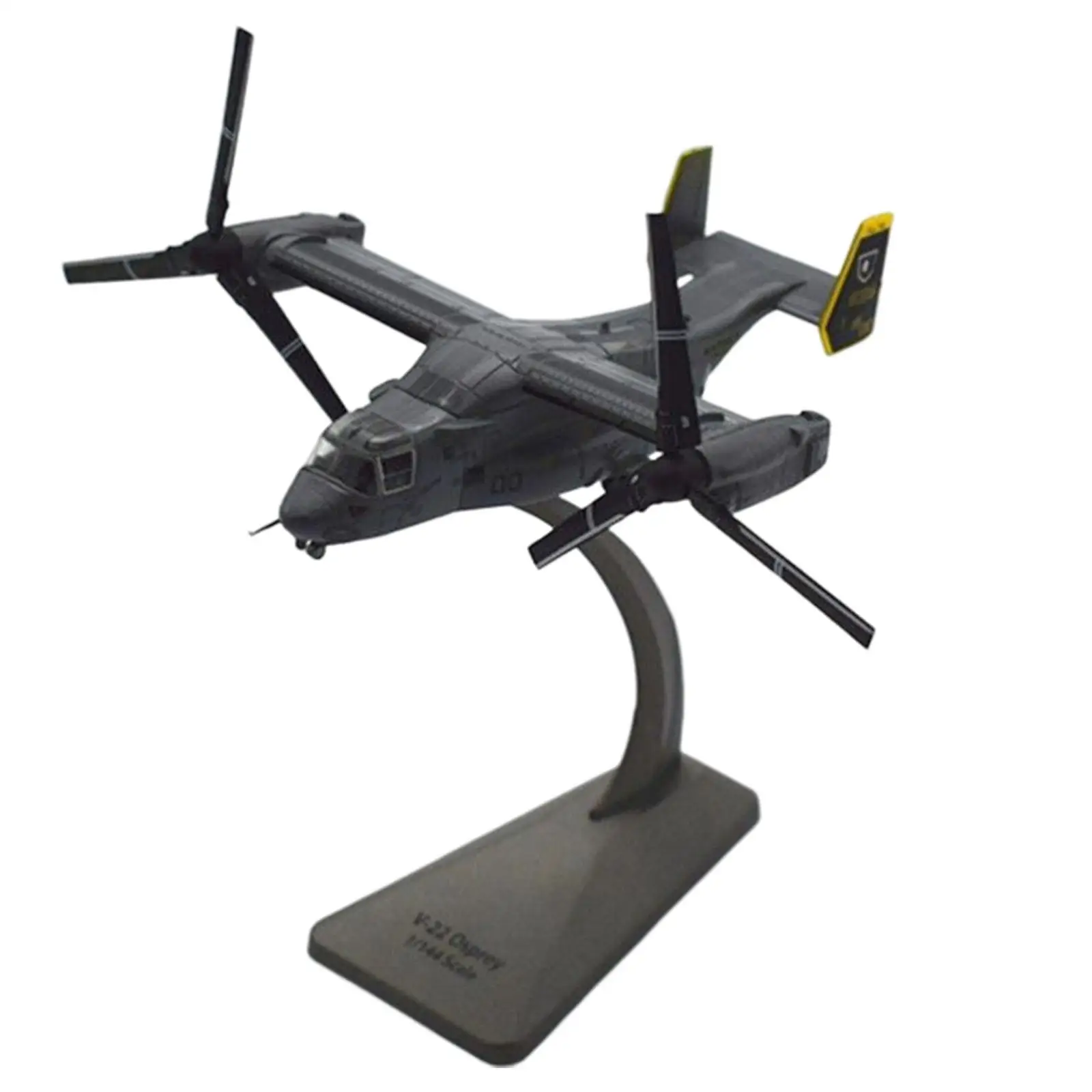 

1/144 V22 Helicopter Model Diecast Alloy Fighter for Shelf Office TV Cabinet