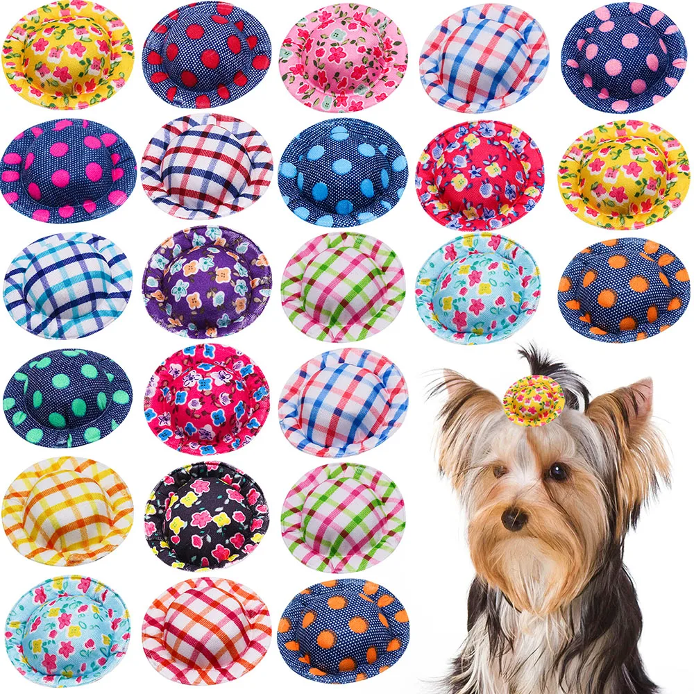 

Dog Dogs Fashion Bows Cap Hair Accessories Cute Dogs Supplies Small For Pet For Handmade Style Hair Clips Dogs For Hair