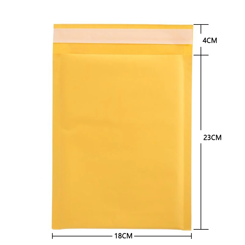 100PCS/Lot Kraft Paper Bubble Envelopes Bags Different Specifications Mailers Padded Shipping Envelope With Bubble Mailing Bag