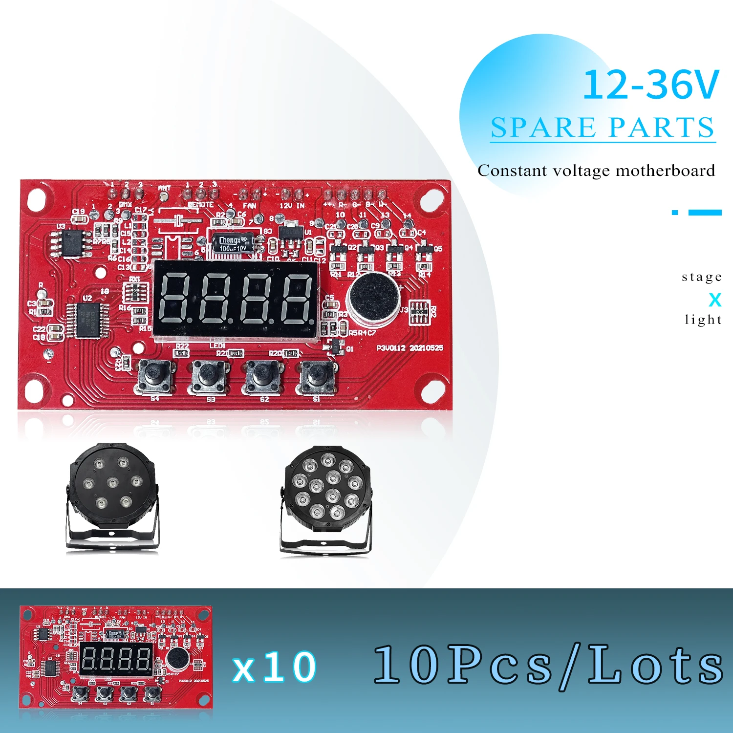 

10 шт./лот 7x12 Вт 6x12 Вт 5x12 Вт 12x1 2 Вт светодиодный PAR материнская плата напряжение 12-36 в par LED RGBW 4 в 1 7*12 Вт материнская плата 4/8 каналов