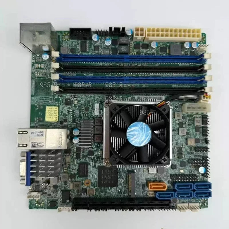 Фото Серверная материнская плата ITX Xeon D-1521 X10SDV-4C-TLN2F с двумя портами 10GbE №1