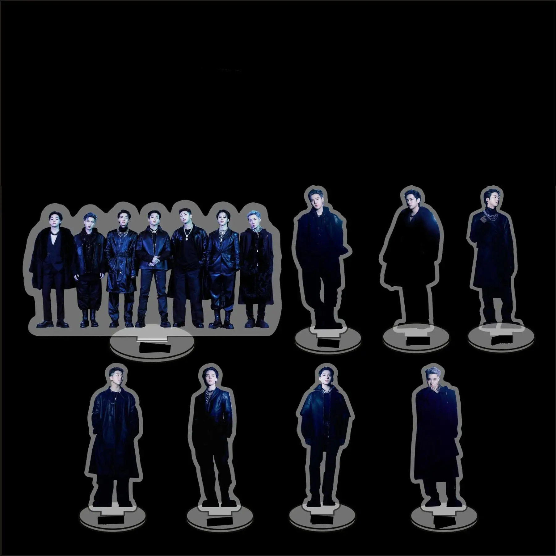 

KPOP bangtan boys New Album Proof Teaser Acrylic Doll Fashion Stand Table Decoration Exquisite Ornaments Gifts JIMIN SUGA JIN JK