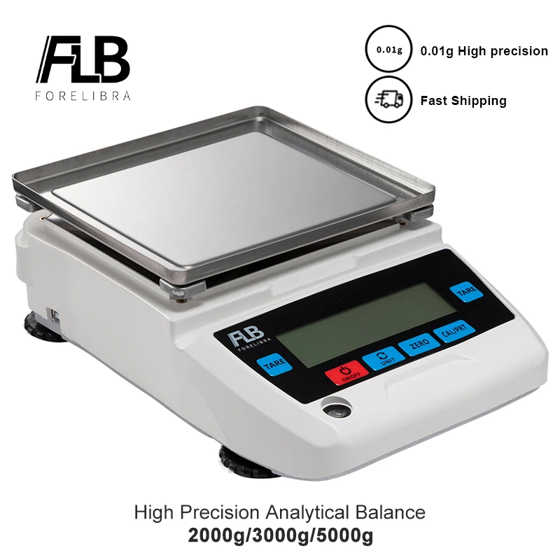 

Laboratory Scale 0.01g Precision Electronic Balance Scale Gold Jewelry Scientific Counting Scale Kitchen Scale 2kg/3kg/5kg