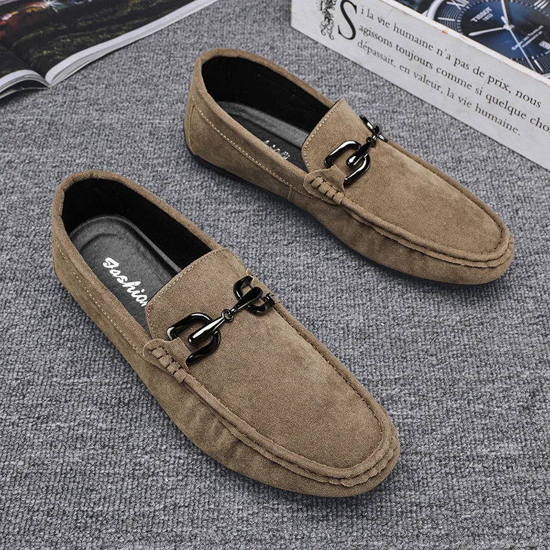 

Мужские лоферы, деловые классические повседневные туфли, мужские мокасины, обувь на плоской подошве, Мужская классическая офисная обувь