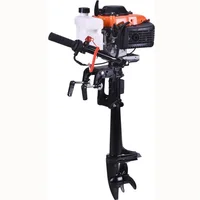 53.2cc air-cooled 4 stroke gasoline Outboard motor boat engine for shipping use