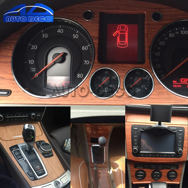 

Self Adhesive Wood Grain Textured Vinyl Car Internal Sticker Furniture Decal Film 30cm 40cm 50cm 58cm