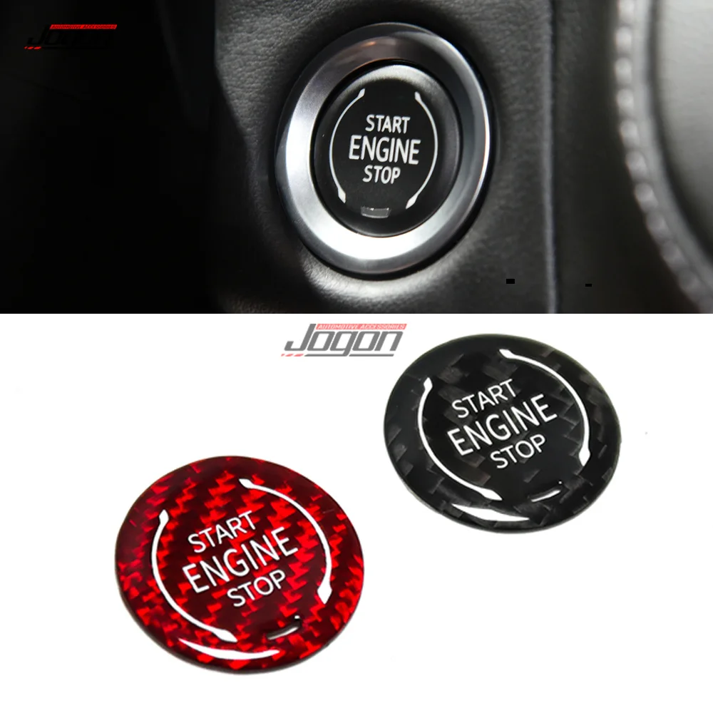 

Carbon Fiber Start Stop Button Trim For Chevrolet Suburban For GMC Yukon XL 2021 2022 Engine Button Cover Sticker Car Styling