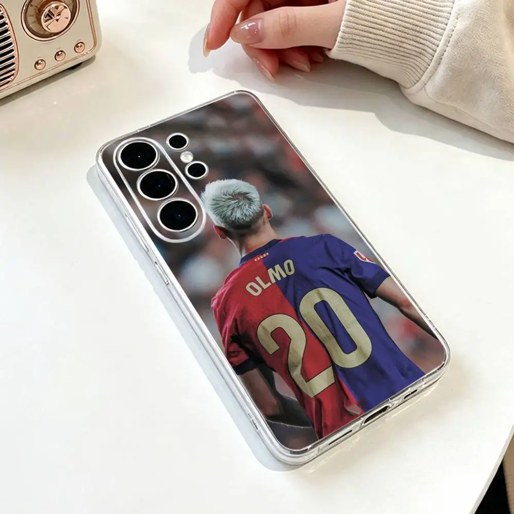 Фото Чехол для телефона D-Dani O-Olmo-Football-Sport для Samsung S25, S24, S21, S22, S23, S30, Ultra, S20, Plus, FE, прозрачный №2