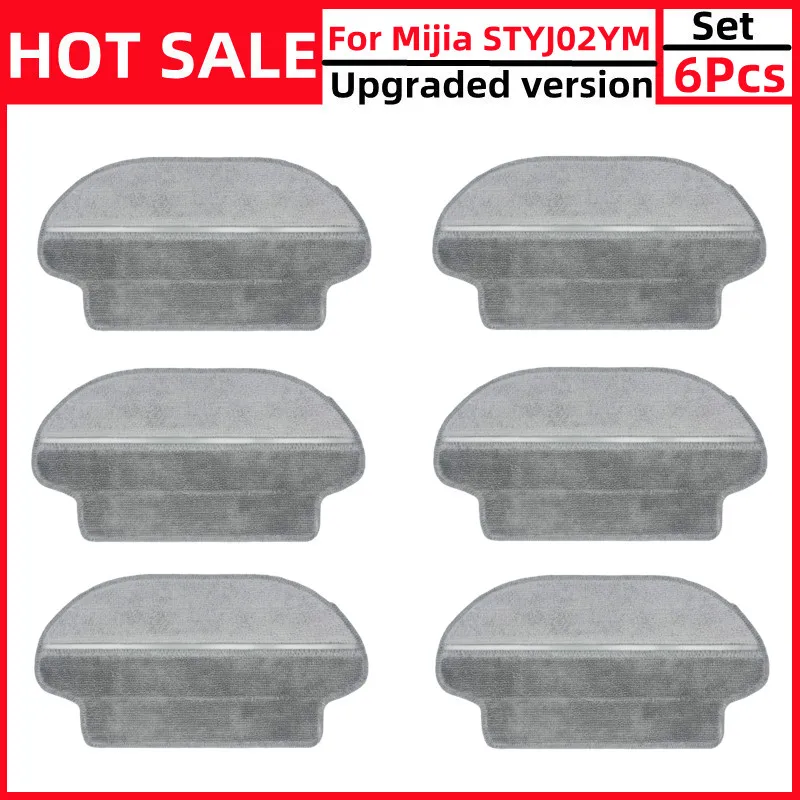 

Для Xiaomi Mijia STYJ02YM аксессуары для подметания и мытья интегрированных роботов тканевая Швабра для сухой и влажной чистки