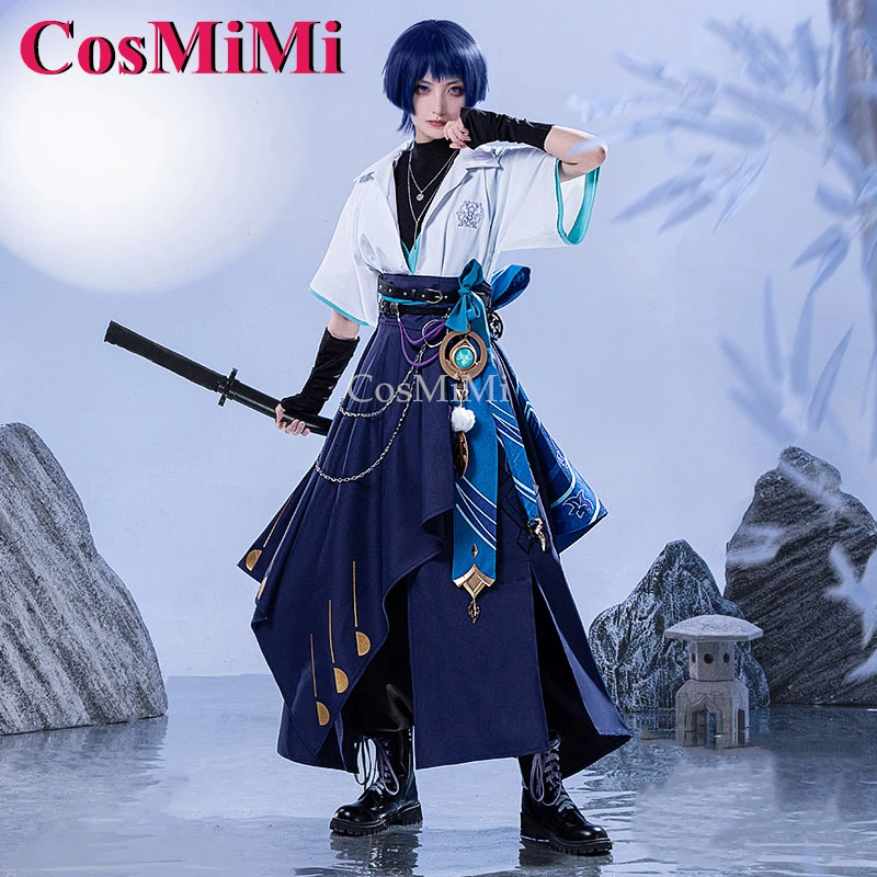 CosMiMi Wanderer/Scaramouche Косплей Игра Genshin Impact Костюм Tiansheng Модный повседневный наряд
