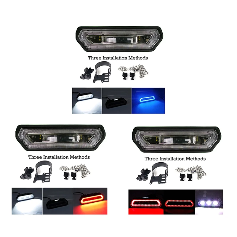 

1.75Inch To 2Inch UTV Roll Bar Car SUV LED Tail Light Brake Light For Polaris RZR Ranger Can Am Maverick X3